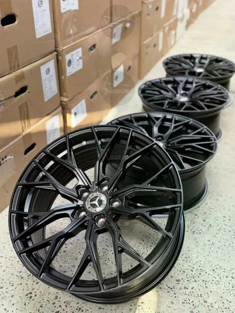 Llantas Deportivas Estilo Volkswagen Multirradio Ramificado – Negro