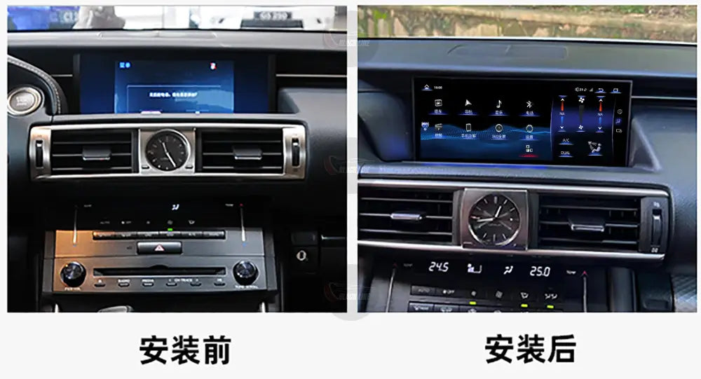Pantalla Linux para Lexus 2013–2017 IS equipo intermedio – 10,25″