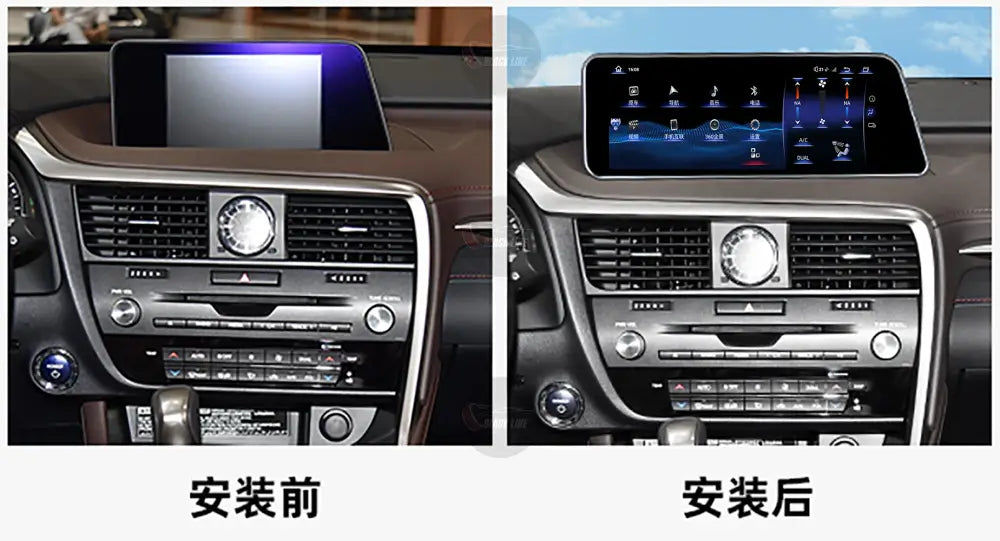 Pantalla Linux para Lexus 2016–2019 RX con joystick – 12,3″