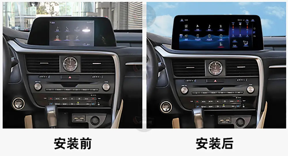 Pantalla Linux para Lexus 2020 RX con panel táctil – 12,3″