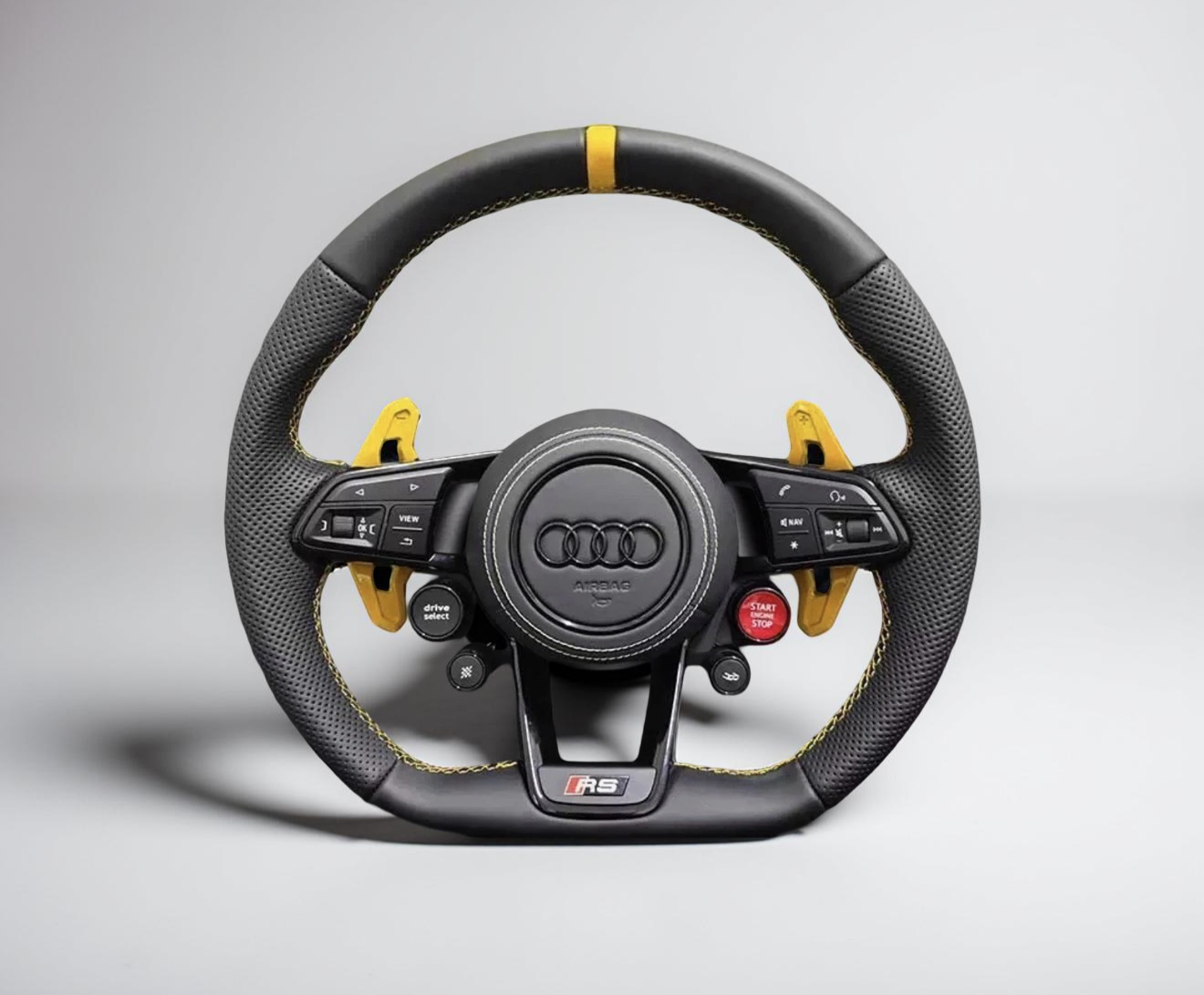 Volante Audi S line – Fibra de Carbono y Alcántara