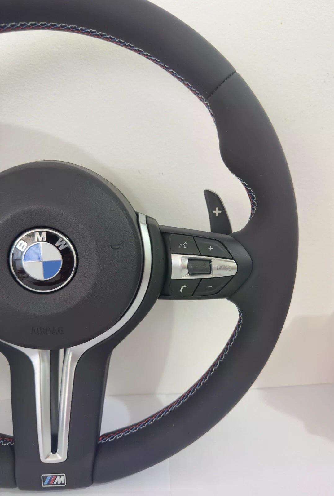 Volante BMW M Performance en Cuero Negro con Levas, M1/M2 y Multifunción
