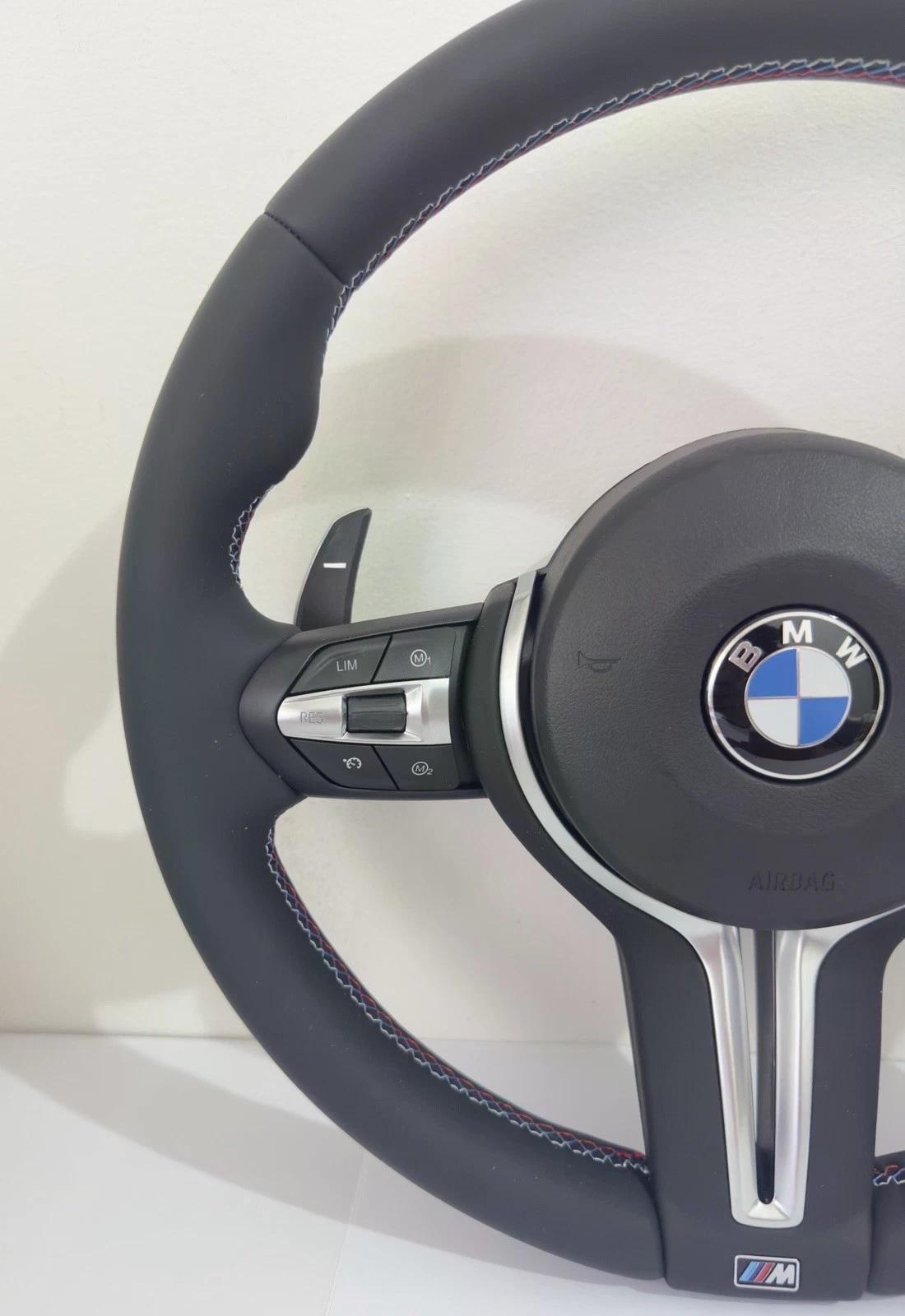 Volante BMW M Performance en Cuero Negro con Levas, M1/M2 y Multifunción
