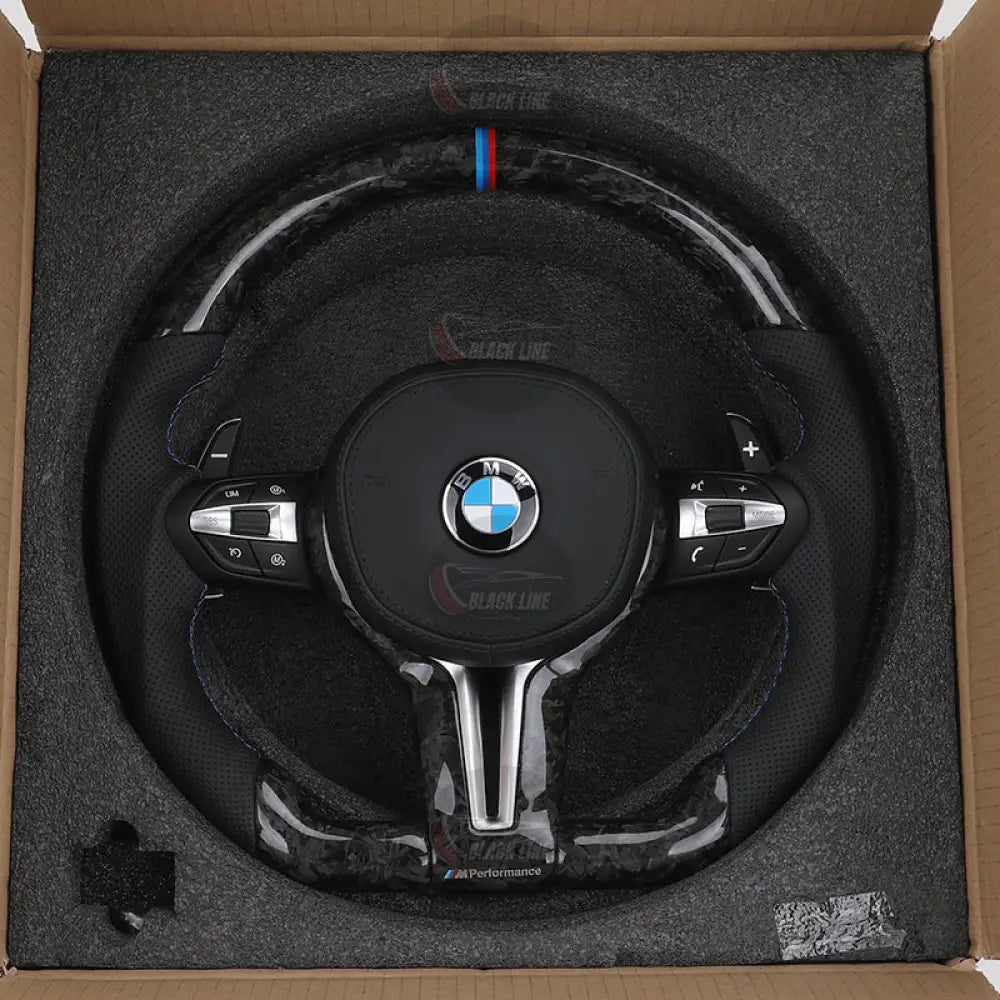 Volante BMW M Performance Carbono y Cuero | Detalles M