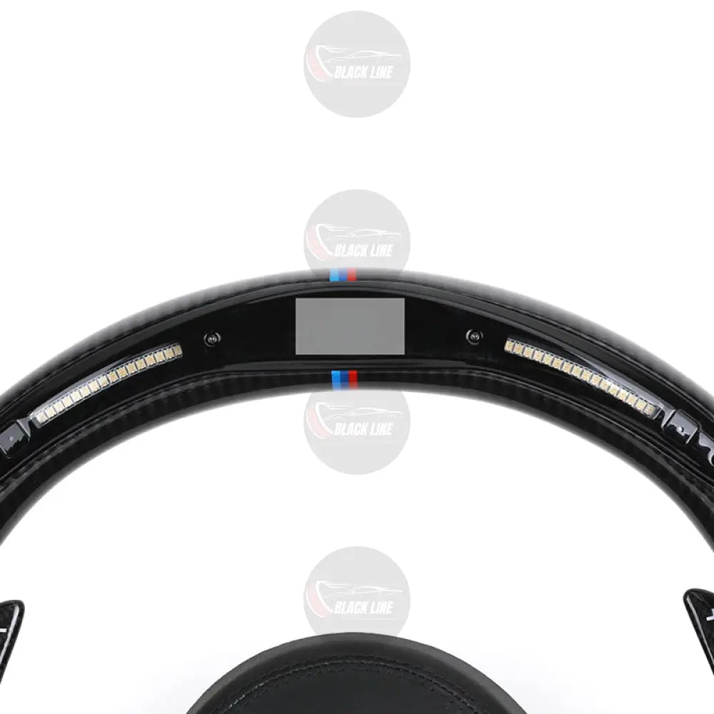 Volante BMW M Performance en Fibra de Carbono y Alcantara con Levas M1/M2 y Race Display