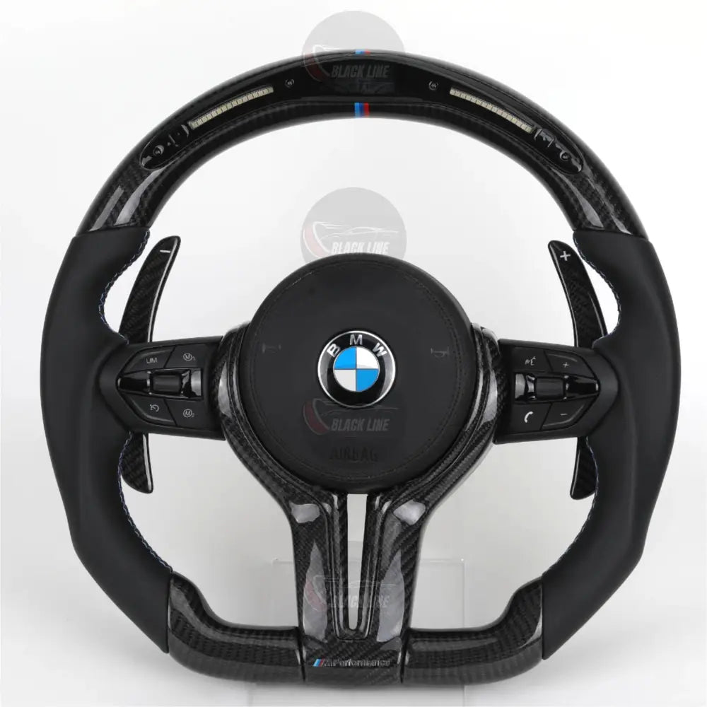 Volante BMW M Performance en Fibra de Carbono y Alcantara con Levas M1/M2 y Race Display