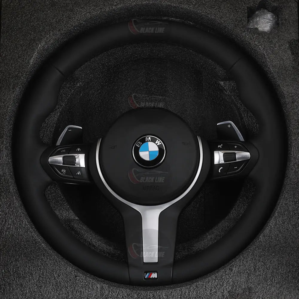 Volante BMW M Sport en Cuero Negro con Levas Multifunción y Detalles M